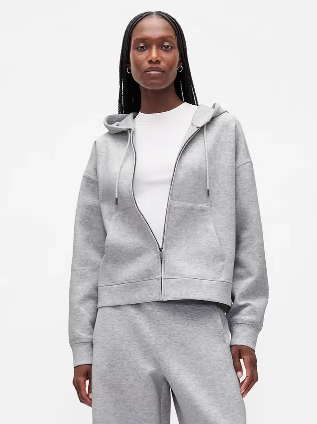 Felpa con cappuccio oversize GapFit con zip