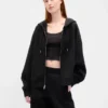Felpa con cappuccio oversize GapFit con zip