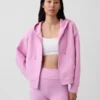 Felpa con cappuccio oversize GapFit con zip