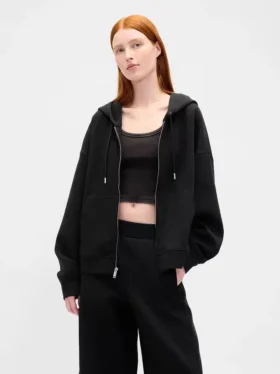 Felpa con cappuccio oversize GapFit con zip