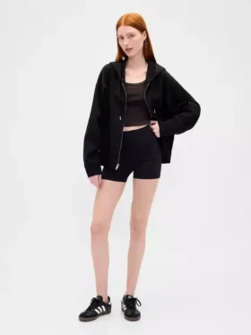 Felpa con cappuccio oversize GapFit con zip