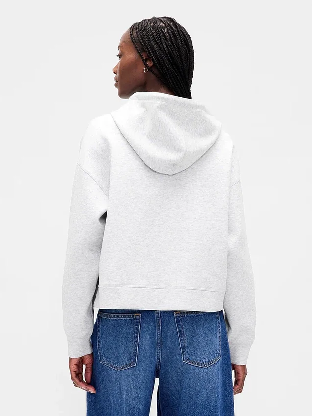 Felpa con cappuccio oversize GapFit con zip