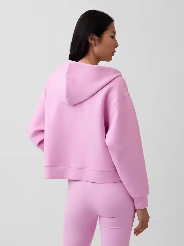 Felpa con cappuccio oversize GapFit con zip