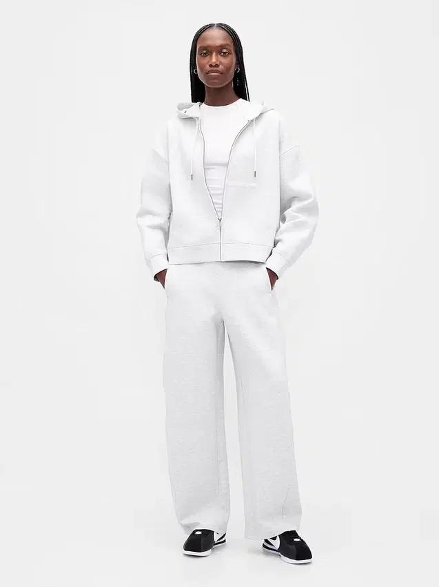 Felpa con cappuccio oversize GapFit con zip