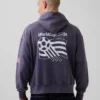 Felpa con cappuccio oversize in felpa Vintagesoft con motivi della Coppa del Mondo FIFA™