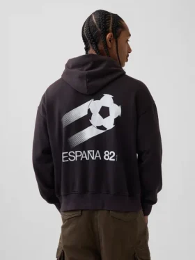 Felpa con cappuccio oversize in felpa Vintagesoft con motivi della Coppa del Mondo FIFA™