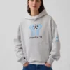 Felpa con cappuccio oversize in felpa Vintagesoft con motivi della Coppa del Mondo FIFA™