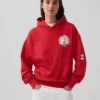 Felpa con cappuccio oversize in felpa Vintagesoft con motivi della Coppa del Mondo FIFA™
