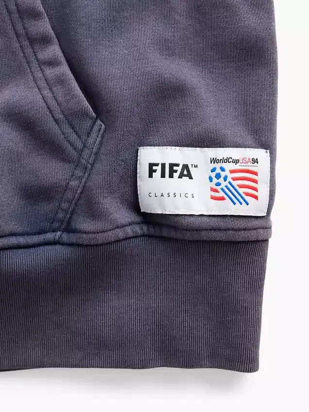 Felpa con cappuccio oversize in felpa Vintagesoft con motivi della Coppa del Mondo FIFA™