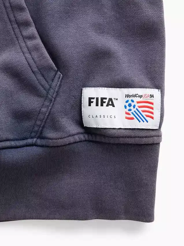 Felpa con cappuccio oversize in felpa Vintagesoft con motivi della Coppa del Mondo FIFA™