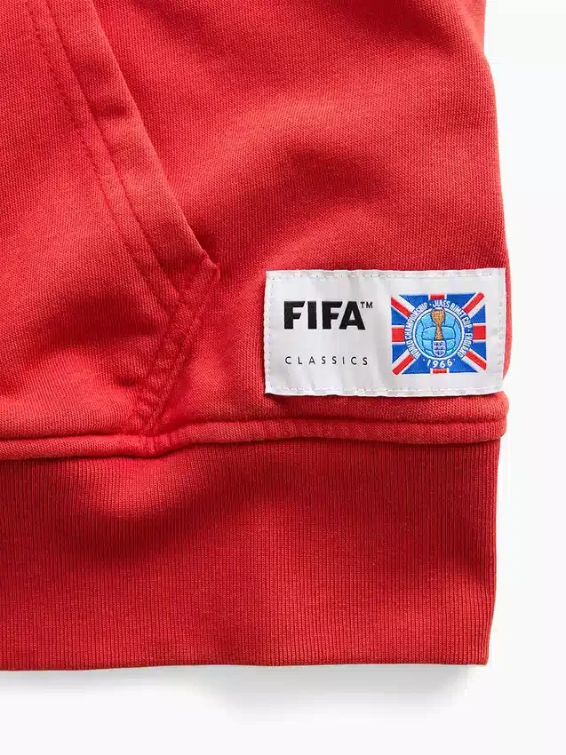 Felpa con cappuccio oversize in felpa Vintagesoft con motivi della Coppa del Mondo FIFA™
