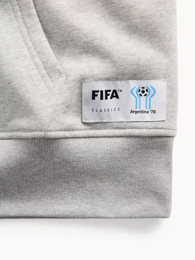 Felpa con cappuccio oversize in felpa Vintagesoft con motivi della Coppa del Mondo FIFA™