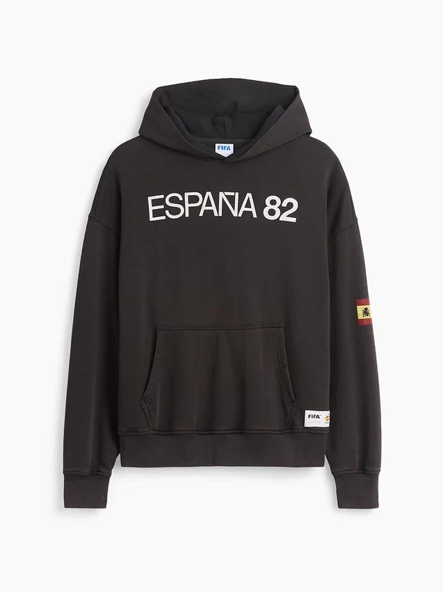 Felpa con cappuccio oversize in felpa Vintagesoft con motivi della Coppa del Mondo FIFA™