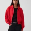 Felpa con cappuccio oversize in felpa Vintagesoft con zip a cuneo