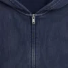 Felpa con cappuccio oversize in felpa Vintagesoft con zip a cuneo