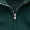 Felpa con cappuccio oversize in felpa Vintagesoft con zip a cuneo