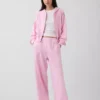 Felpa con cappuccio oversize in felpa Vintagesoft con zip a cuneo