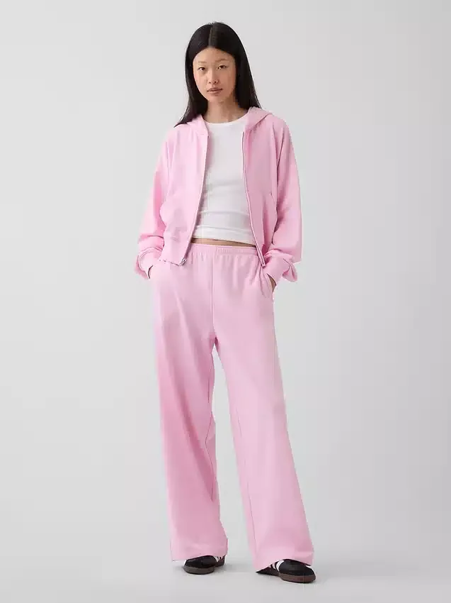 Felpa con cappuccio oversize in felpa Vintagesoft con zip a cuneo