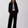 Felpa con cappuccio oversize in felpa Vintagesoft con zip a cuneo