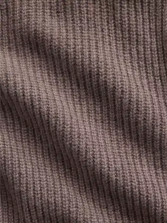 Felpa con cappuccio oversize in misto cotone CashSoft con punto Shaker e zip