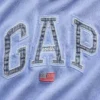 Felpa con cappuccio oversize in morbido tessuto vintage con logo Americana