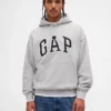 Felpa con cappuccio oversize per adulti in felpa francese extra pesante con logo