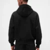 Felpa con cappuccio oversize per adulti in felpa francese extra pesante con logo