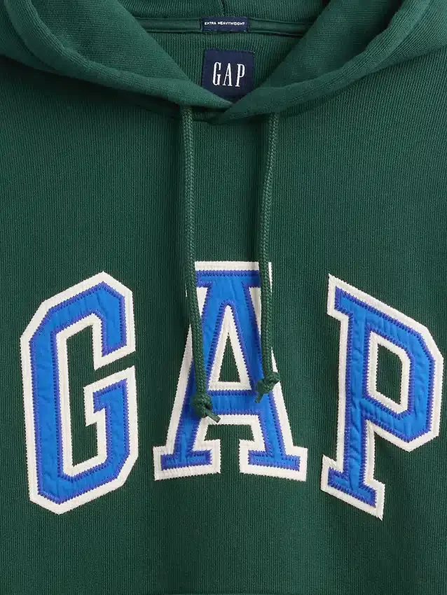 Felpa con cappuccio oversize per adulti in felpa francese extra pesante con logo