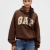 Felpa con cappuccio oversize per adulti in felpa francese extra pesante con logo
