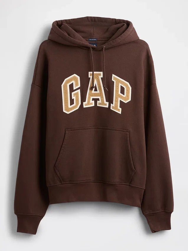 Felpa con cappuccio oversize per adulti in felpa francese extra pesante con logo