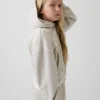 Felpa con cappuccio oversize per bambini Vintagesoft con logo e zip