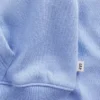 Felpa con cappuccio oversize per bambini Vintagesoft con logo e zip
