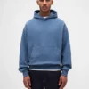 Felpa con cappuccio oversize pesante per adulti
