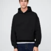 Felpa con cappuccio oversize pesante per adulti