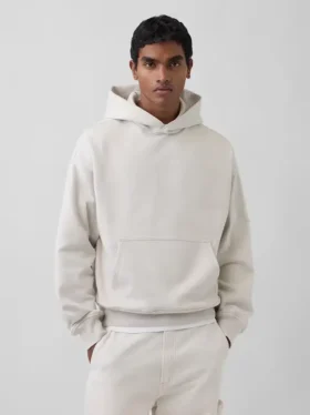 Felpa con cappuccio oversize pesante per adulti