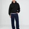 Felpa con cappuccio oversize pesante per adulti