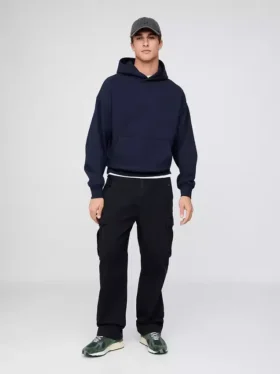 Felpa con cappuccio oversize pesante per adulti