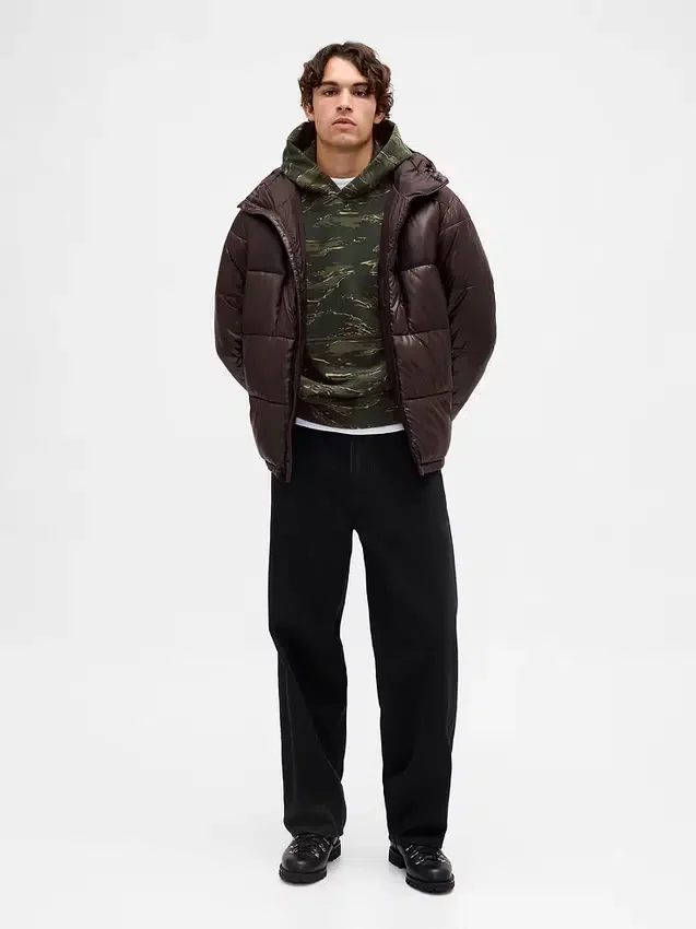 Felpa con cappuccio oversize pesante per adulti