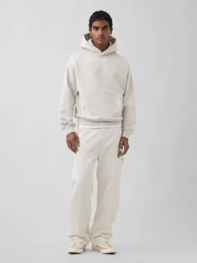 Felpa con cappuccio oversize pesante per adulti