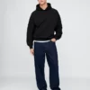 Felpa con cappuccio oversize pesante per adulti