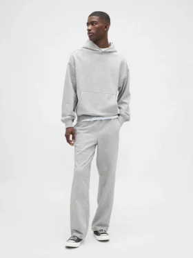 Felpa con cappuccio oversize pesante per adulti