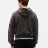 Felpa con cappuccio oversize pesante per adulti