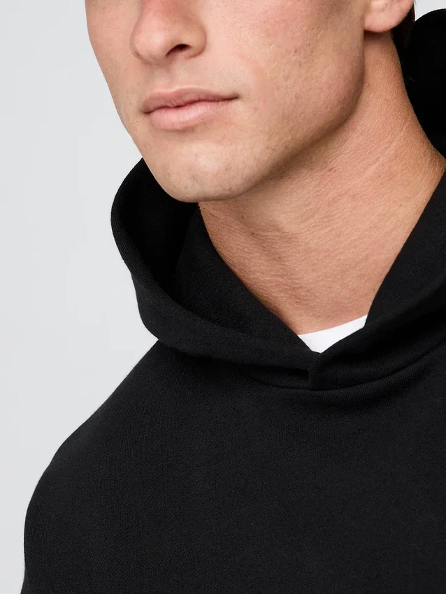 Felpa con cappuccio oversize pesante per adulti