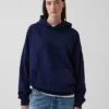 Felpa con cappuccio oversize pesante per adulti