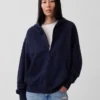 Felpa con cappuccio oversize pesante per adulti