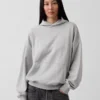 Felpa con cappuccio oversize pesante per adulti