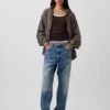 Felpa con cappuccio oversize pesante per adulti