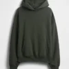 Felpa con cappuccio oversize pesante per adulti