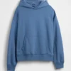 Felpa con cappuccio oversize pesante per adulti