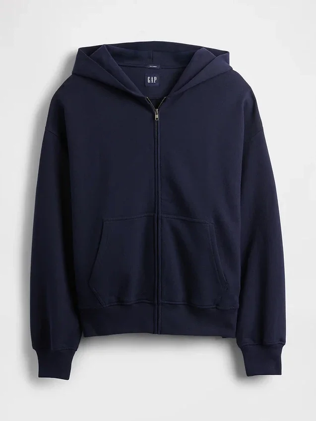 Felpa con cappuccio oversize pesante per adulti